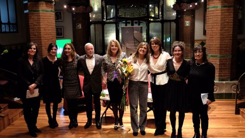 El director de Catalunya Ràdio, Saül Gordillo, participa en la presentació del llibre 'Femení i singulars', de Victòria Palma, conductora i guionista de Catalunya Música a la Sala d’Assaig de l’Orfeó Català, del Palau de la Música Catalana de Barcelona. 10 de març de 2016
