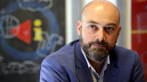 Entrevista del director de Catalunya Ràdio, Saül Gordillo, amb l'Agència Catalana de Notícies (ACN) sobre el retorn de les emissions d'iCat a l'FM. Barcelona. 6 d'abril de 2017