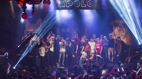 Desconcert d'iCat, amb la celebració per l'anunci del retorn de les emissions a l'FM. Sala Apolo. Barcelona. 8 de maig de 2017