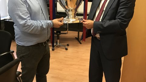 Amb la primera Champions del FC Barcelona, 25 anys després de la final de Wembley. Catalunya Ràdio. 17 de maig de 2017