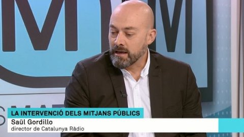 Entrevista a 'Els matins' de TV3 als directors de Catalunya Ràdio, Saül Gordillo, i de TV3, Vicent Sanchis, sobre la possible intervenció dels mitjans públics amb l'article 155. 23 d'octubre de 2017 