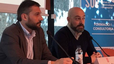 El director de Catalunya Ràdio, Saül Gordillo, presenta el projecte d'iCat al sector cultural en una sessió formativa de l'ICEC al Museu Colet. Barcelona. 6 de març de 2018