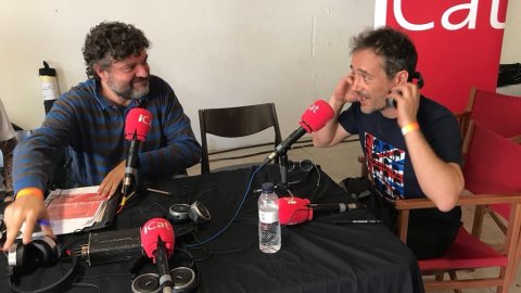 Programació especial de Sant Jordi d'iCat des de l'Antiga Fàbrica Damm de Barcelona. 23 d'abril de 2018