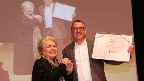 Mònica Terribas, premi a la millor professional; els serveis informatius de Catalunya Ràdio, RAC1 i les emissores locals, per la cobertura de l'1-O, Joan Vives de Catalunya Música; i 'La nit dels ignorants' de Catalunya Ràdio reben premis i mencions d'honor als Premis Ràdio Associació de Catalunya. Barcelona. 3 de maig de 2018