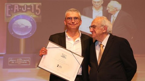 Mònica Terribas, premi a la millor professional; els serveis informatius de Catalunya Ràdio, RAC1 i les emissores locals, per la cobertura de l'1-O, Joan Vives de Catalunya Música; i 'La nit dels ignorants' de Catalunya Ràdio reben premis i mencions d'honor als Premis Ràdio Associació de Catalunya. Barcelona. 3 de maig de 2018