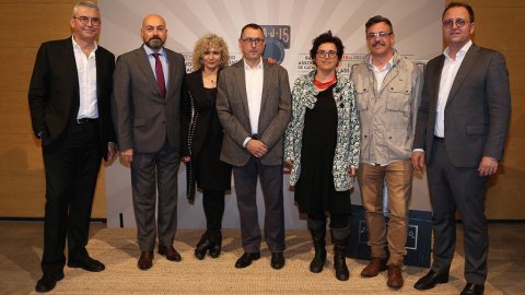 Mònica Terribas, premi a la millor professional; els serveis informatius de Catalunya Ràdio, RAC1 i les emissores locals, per la cobertura de l'1-O, Joan Vives de Catalunya Música; i 'La nit dels ignorants' de Catalunya Ràdio reben premis i mencions d'honor als Premis Ràdio Associació de Catalunya. Barcelona. 3 de maig de 2018