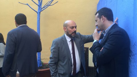 El director de Catalunya Ràdio, Saül Gordillo, presenta l'Observatori .cat a l'Espai D de Barcelona. 16 de maig de 2018