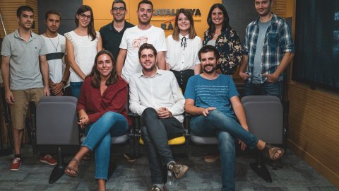 L'equip del programa El suplement, amb Roger Escapa, temporada 2018-2019. Agost de 2018