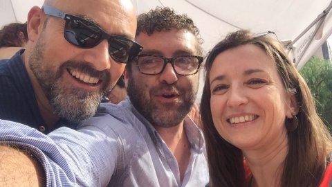 Programa especial de Catalunya Ràdio per la Diada Nacional de Catalunya a la Diagonal de Barcelona, amb Marina Llansana i Marc Colomer. 11 de setembre de 2018