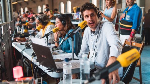 Programa especial d'El suplement de Catalunya Ràdio, amb Especial Concurs de Castells, des de la Tarraco Arena Plaça de Tarragona, conduït per Roger Escapa. 7 d'octubre de 2018 
