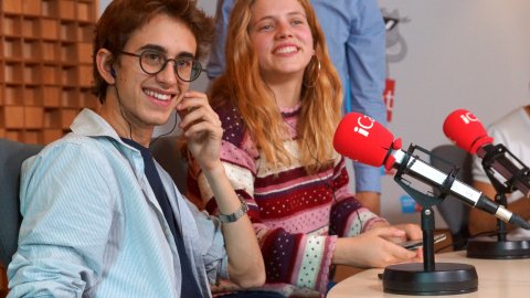 iCat estrena Adolescents iCat, el programa de ràdio dels 'millennials' a YouTube i a Instagram, amb Roger Carandell, Juliana Canet, Joan Grivé i la col·laboració dels "youtubers" i "intagramers" Pol Gise i Long Li Xue. Barcelona. 18 de novembre de 2018