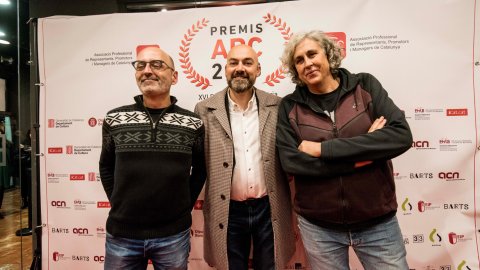 El director de Catalunya Ràdio, Saül Gordillo, assisteix a l'entrega de premis de la XVI edició dels Premis ARC, que atorga la indústria musical del directe, i atorga a Delicatessen d'iCat, d'Albert Puig, el premi al millor programa musical. Sala Barts. Barcelona. 11 de desembre de 2018