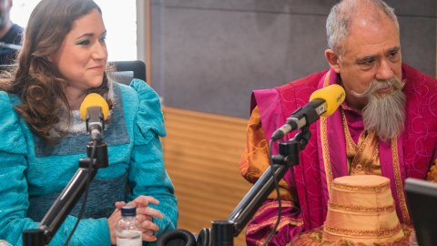 Patges reials a 'El suplement' de Catalunya Ràdio. Barcelona. 5 de gener de 2019. Foto: Mikel Alors