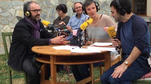 Programa especial Mans de Catalunya Ràdio des d'una masia de Valls amb motiu del Dia Mundial de la Ràdio. Valls. 10 de febrer de 2019