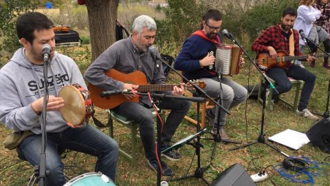 Programa especial Mans de Catalunya Ràdio des d'una masia de Valls amb motiu del Dia Mundial de la Ràdio. Valls. 10 de febrer de 2019