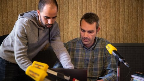 Programa especial d'El matí de Catalunya Ràdio i el Catalunya migdia des del centre de premsa muntat per Catalunya Ràdio a prop del Tribunal Suprem per seguir en directe el judici als líders del procés. Madrid. 13 de febrer de 2019