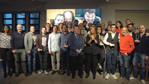 El director de Catalunya Ràdio, Saül Gordillo, assisteix a l'entrega dels Premis Revolució 4.0 de Catalunya Ràdio a l'Antiga Fàbrica Damm. Barcelona. 10 d'abril de 2019