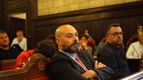 Especial 'Catalunya migdia' des de l'Ajuntament de Girona amb un debat dels alcaldables de la ciutat, amb Òscar Fernández i Empar Moliner, per Catalunya Ràdio i Catalunya Informació. Girona. 20 de maig de 2019