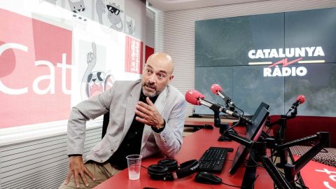 Entrevista de Nació Digital al director de Catalunya Ràdio i dels Mitjans Digitals de la Corporació Catalana de Mitjans Audiovisuals (CCMA), Saül Gordillo, al nou estudi 2 de Catalunya Ràdio, l'estudi d'iCat. Barcelona. 4 de setembre de 2019