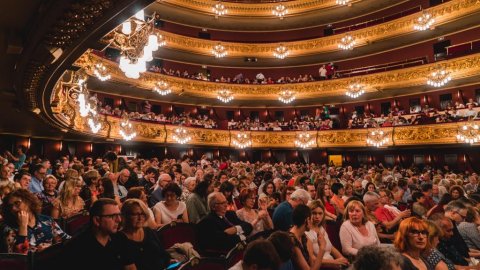 Programa especial d'El suplement de Catalunya Ràdio, amb Roger Escapa, que omple el Gran Teatre del Liceu amb 1.600 oients. Barcelona. 15 de juny de 2019 