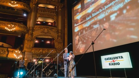 Programa especial d'El suplement de Catalunya Ràdio, amb Roger Escapa, que omple el Gran Teatre del Liceu amb 1.600 oients. Barcelona. 15 de juny de 2019 