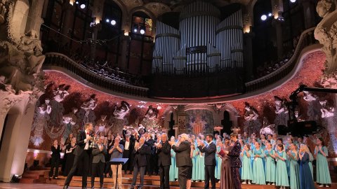 Concurs internacional de cors 'Let the peoples sing 2019' de Catalunya Música al Palau de la Música Catalana. Barcelona. 13 d'octubre de 2019 