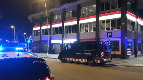 Els Mossos d'Esquadra intensifiquen la seguretat de Catalunya amb motiu de la sentència del Tribunal Suprem als líders del procés per l'1-O. Barcelona. 14 d'octubre de 2019