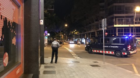 Els Mossos d'Esquadra intensifiquen la seguretat de Catalunya amb motiu de la sentència del Tribunal Suprem als líders del procés per l'1-O. Barcelona. 14 d'octubre de 2019