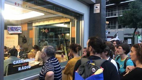 Programa especial Catalunya nit amb motiu de la sentència del Tribunal Suprem als líders del procés per l'1-O. Barcelona. 18 d'octubre de 2019