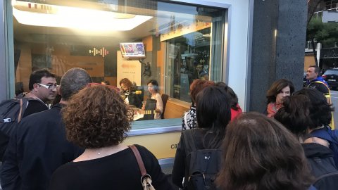 Programa especial Catalunya nit amb motiu de la sentència del Tribunal Suprem als líders del procés per l'1-O. Barcelona. 18 d'octubre de 2019