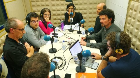 Inundacions i rieres desbordades: el temporal irromp amb força a Catalunya. Programa especial de Catalunya nit amb Laura Rosel des de Ràdio Arenys de Munt. 23 d'octubre de 2019