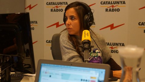 Programa especial de Catalunya Ràdio de la nit de les eleccions al Congrés dels Diputats del 10 de novembre de 2019, amb Òscar Fernández i Laura Rosel. Barcelona. 10 de novembre de 2019