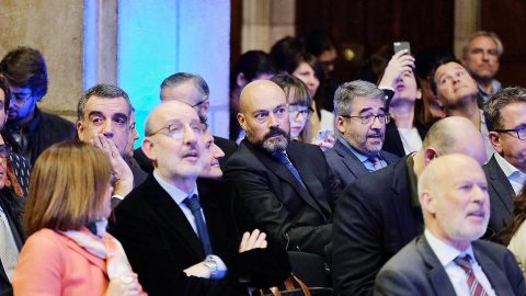 El director de Catalunya Ràdio, Saül Gordillo, assisteix als Premis Nacionals de Comunicació 2019. Palau de la Generalitat de Catalunya. Barcelona. 13 de novembre de 2019