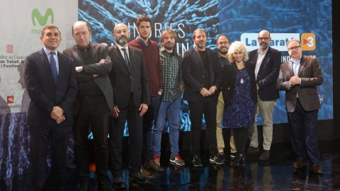 El director de Catalunya Ràdio i dels Mitjans Digitals de la Corporació Catalana de Mitjans Audiovisual (CCMA), Saül Gordillo, participa en la presentació de La Marató de TV3 i Catalunya Ràdio al Casino l'Aliança del Poble Nou. Barcelona. 12 de desembre de 2019