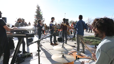 Programa especial de Nadal i Tió Solidari de Catalunya Ràdio a l'Hospital de Nens de Sant Joan de Déu amb 'El matí de Catalunya Ràdio. Esplugues de Llobregat. 24 de desembre de 2019