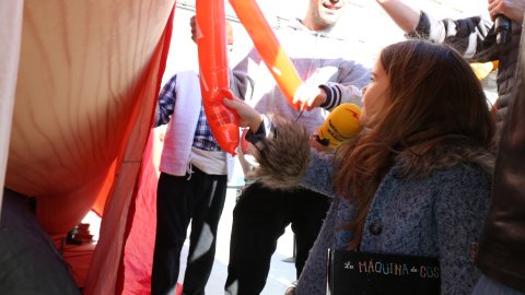 Programa especial de Nadal i Tió Solidari de Catalunya Ràdio a l'Hospital de Nens de Sant Joan de Déu amb 'El matí de Catalunya Ràdio. Esplugues de Llobregat. 24 de desembre de 2019