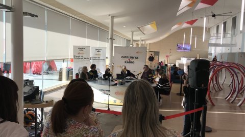 Programa especial de Nadal i Tió Solidari de Catalunya Ràdio a l'Hospital de Nens de Sant Joan de Déu amb 'El matí de Catalunya Ràdio. Esplugues de Llobregat. 24 de desembre de 2019