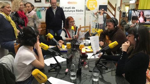 Programa especial d'El matí de Catalunya Ràdio pel Dia Mundial de la Ràdio des d'una barraca del Poblenou del Delta. Amposta. 13 de febrer de 2020