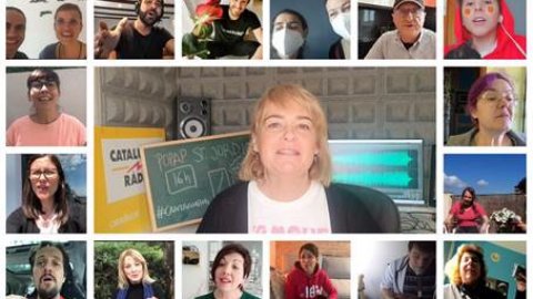Programa especial del Popap, de Mariola Dinarès, amb una cantada col·lectiva d'oients amb motiu de la pandèmia. 5 de maig de 2020