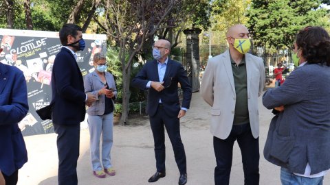 El director de Catalunya Ràdio, Saül Gordillo, assisteix a la presentació del Festival ClotildeFest en què hi participat l'emissora iCat, al Palau Robert. Barcelona. 15 de setembre de 2020