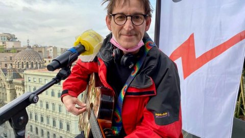 Programa especial de Nadal d'El matí de Catalunya Ràdio amb Laura Rosel des de la terrassa de l'hotel Negresco Princess. Barcelona. 23 de desembre de 2020