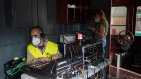 Programa especial d'El matí de Catalunya amb Laura Rosel al centre de comandament de Ferrocarrils de la Generalitat de Catalunya. Rubí. 6 de maig de 2021