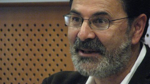 Eurodiputat valencià d'Els Verds David Hammerstein, al Parlament Europeu. Brussel·les. 18 de desembre de 2007