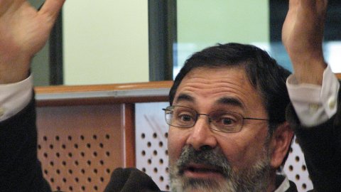 Eurodiputat valencià d'Els Verds David Hammerstein, al Parlament Europeu. Brussel·les. 18 de desembre de 2007