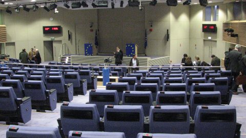 Sala de premsa de la Comissió Europea. Brussel·les. 17 de desembre de 2007 