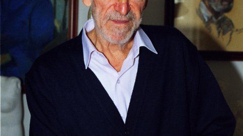 Vicenç Ferrer, cooperant a l'Índia. Calella. 14 de novembre de 1998