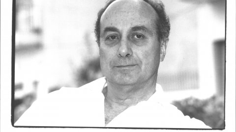 El polític comunista Francesc Frutos i Gras (Calella, 1939-Madrid, 2020), fotografiat a Calella. Juliol de 1993