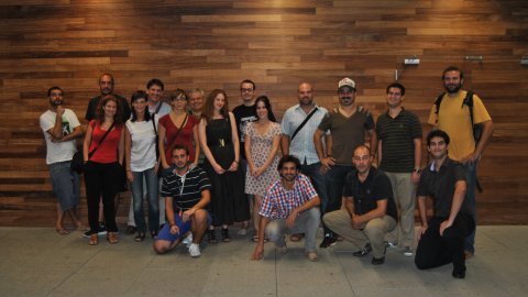 Segona trobada de Pratencs.cat i presentació de WikiPrat.cat. Taula rodona de periodistes amb Javier Martínez, Valentí Sanjuan, Oscar Sánchez Martín i Saül Gordillo, moderada per Francesc Gelabert. El Prat de Llobregat. 14 de setembre de 2011