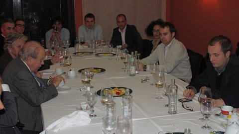 Sopar de Generació Maresme amb Jordi Pujol. Premià de Dalt. 23 de febrer de 2010