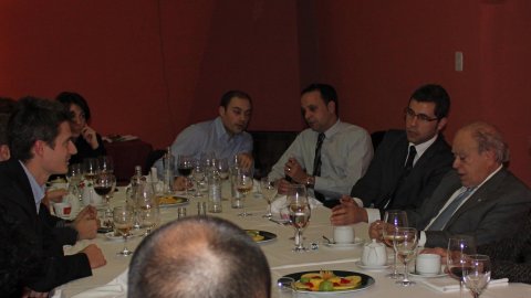 Sopar de Generació Maresme amb Jordi Pujol. Premià de Dalt. 23 de febrer de 2010 